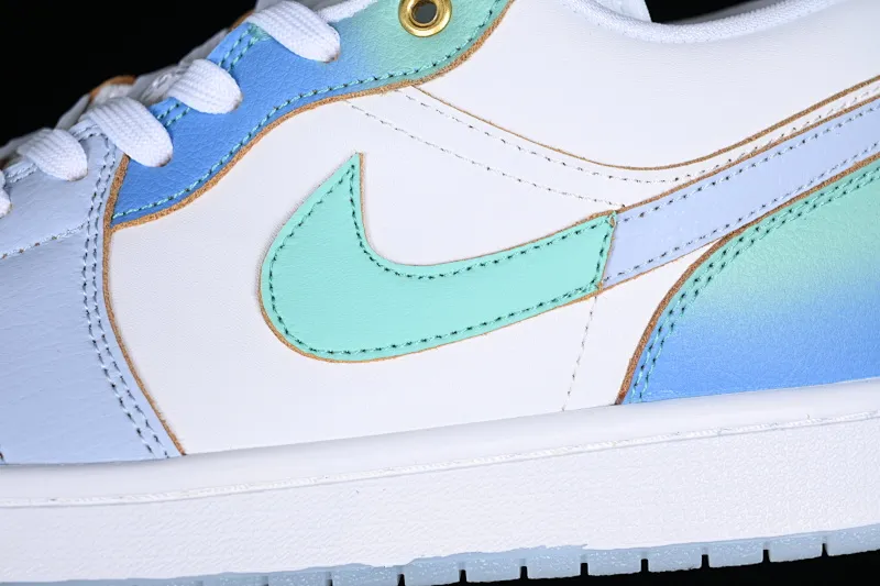 All categories Air Jordan Jordan series basketball shoes Air Jordan 1 Low Z version Air Jordan 1 Low AJ1 Joe 1 sea salt blue low-top cultural casual sneakers FN8899-131